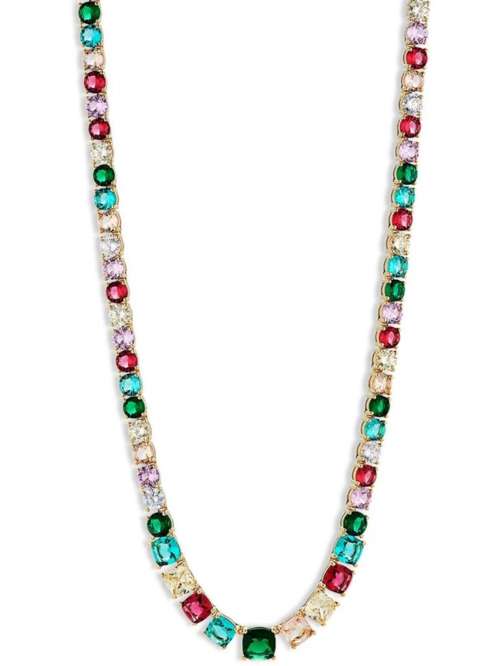Nadri Sweettarts Mixed Stone Collar Necklace in 18K Gold Plated, 16 - 100% Exclu